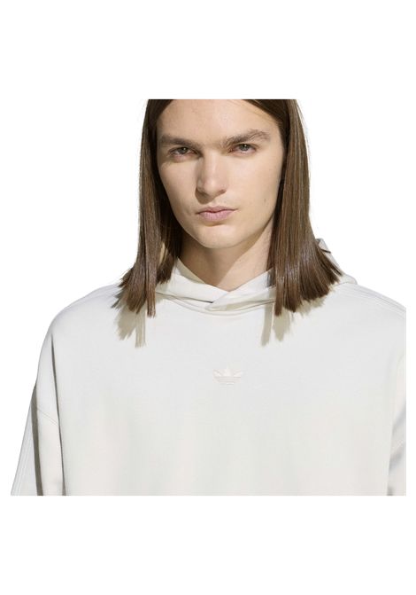 Felpa Adidas Originals Premium Essentials con Cappuccio Bianco Perla Uomo ADIDAS ORIGINALS | Felpe | KD3926-
